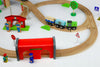 Medinis geležinkelis, bėgiai, akumuliatorinis traukinys, tunelis