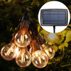 Girliandos, sodo lempos su 25 3W lemputėmis + saulės baterija