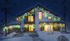 200 LED RGB kalėdinė girlianda - užuolaida