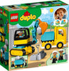 LEGO DUPLO sunkvežimis ir vikšrinis ekskavatorius 10931 2+