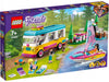 LEGO Friends 41681 stovyklavimo mikroautobusas ir burlaivis 7+