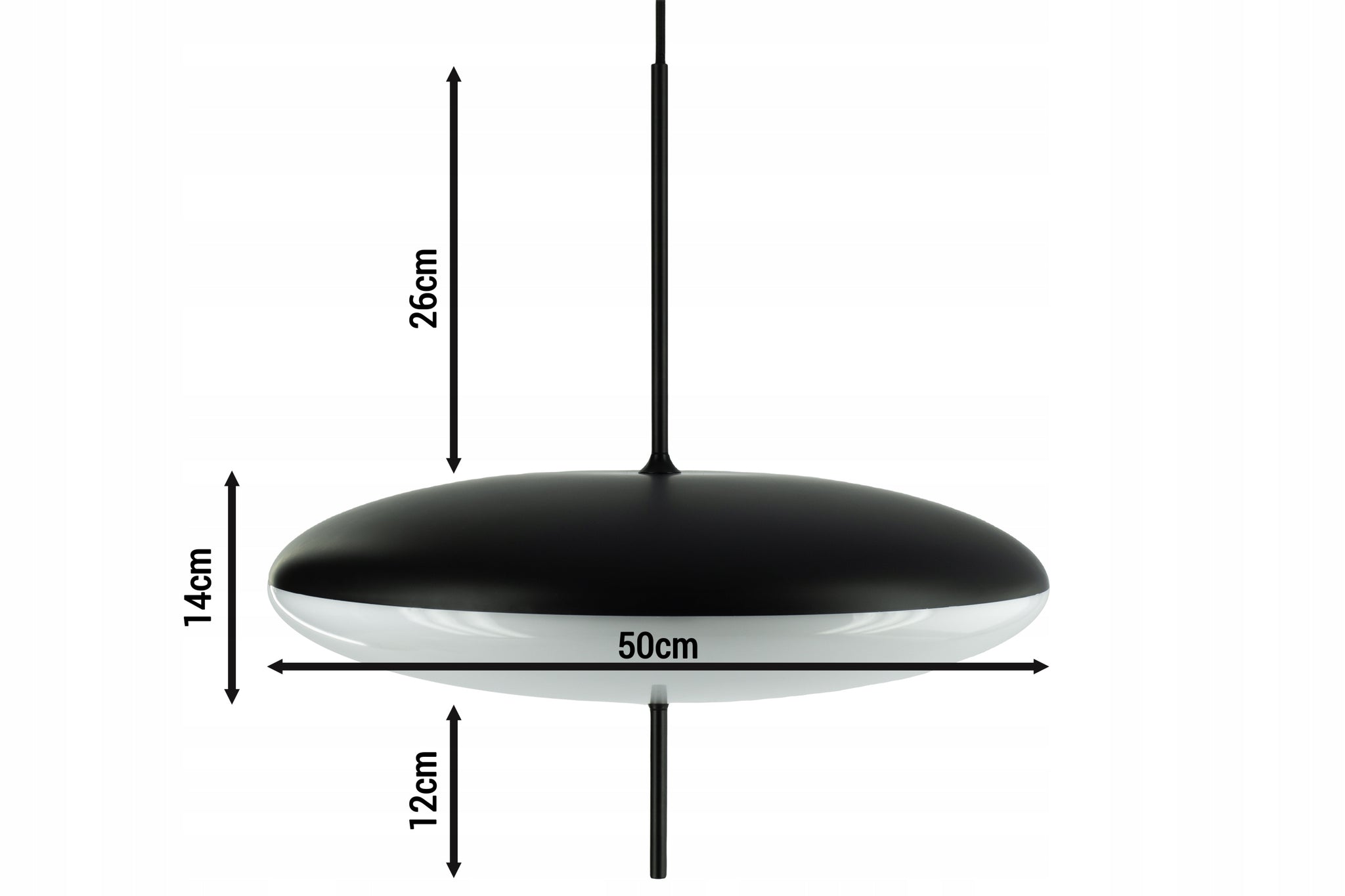Pakabinamas šviestuvas SmartLED G9 juodas