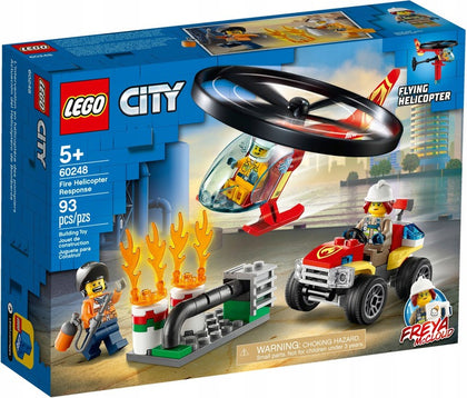 LEGO City 60248 Ugniagesių sraigtasparnis 5+