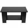 Paprastas juodas kvadratinis staliukas