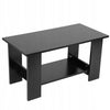 Paprastas juodas kvadratinis staliukas