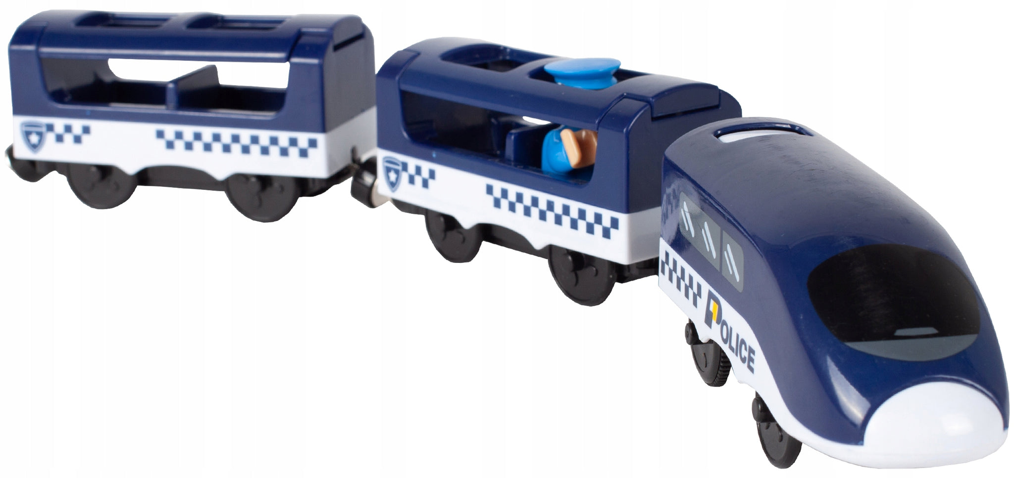 Elektrinis MalPlay policijos traukinys