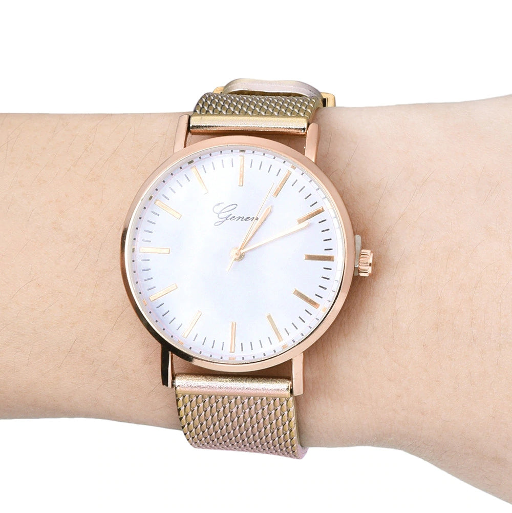 Klasikinis moteriškas GOLDEN SLIM laikrodis