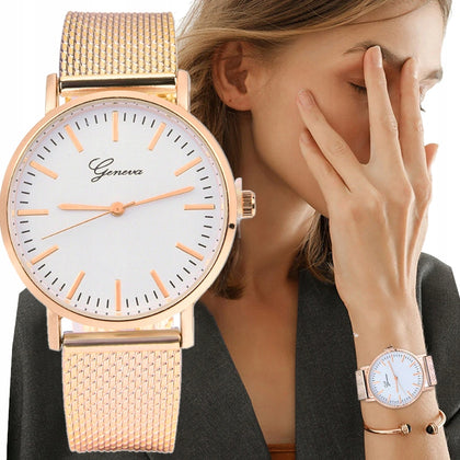 Klasikinis moteriškas GOLDEN SLIM laikrodis