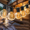 Girliandos, sodo lempos su 25 3W lemputėmis + saulės baterija